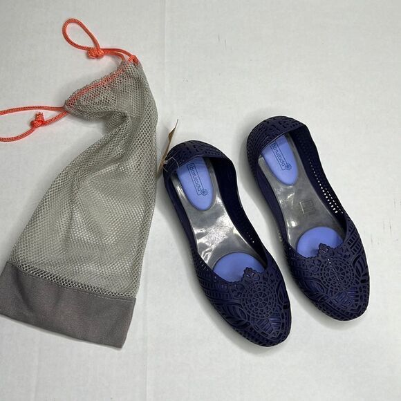 Batucada India Ballerina Purple jelly flats size 38(7US) NWT - Picture 1 of 13